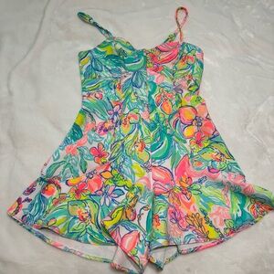 Lilly Pulitzer Coralie Romper in Multi Surf Gypsea